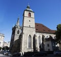 Church of St Henry and St Kunhut near Henry`s Bell Tower in Prague, Czech Republic