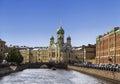 Church of St. Isidore Yurievsky on the Griboyedov canal. Saint Petersburg, Royalty Free Stock Photo