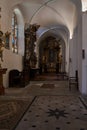 Beroun, Czech Republic - May 8, 2022 - The Church of St. James in Beroun, is a Baroque building on Gothic foundations.