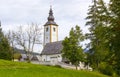 Church of St John the Baptist, Bohinj Lake Royalty Free Stock Photo