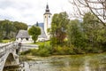 Church of St John the Baptist, Bohinj Lake, Slovenia Royalty Free Stock Photo