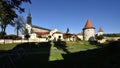 Church of St. John the Baptist & Town Walls, Bardejov, Slovakia Royalty Free Stock Photo
