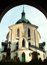 Church of St. John of Nepomuk Royalty Free Stock Photo