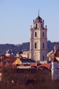 Church of St. Johns in Vilnius Royalty Free Stock Photo