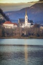 Church of St. Martin in Bled Royalty Free Stock Photo