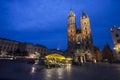 Church of St. Mary in Krakow Main Market Square Royalty Free Stock Photo