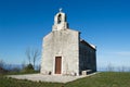 Small old church in a village Brsec, Croatia