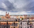 Church of St. Mary in the main Market Square. Krakow. Royalty Free Stock Photo