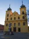 The Church of St. Michael within the walls of the medieval Osijek Fortress on the banks of the Drava Royalty Free Stock Photo