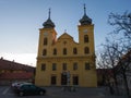 The Church of St. Michael within the walls of the medieval Osijek Fortress on the banks of the Drava Royalty Free Stock Photo