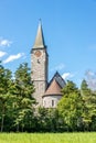 Church of St. Nicholas in Balzers Royalty Free Stock Photo