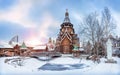 Church of St. Nicholas  in the Izmailovsky Kremlin Royalty Free Stock Photo