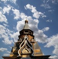 Church of St. Nicholas in Izmailovsky Kremlin Kremlin in Izmailovo, Moscow, Russia. Royalty Free Stock Photo