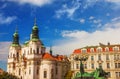 The Church of St. Nicholas in Prague Royalty Free Stock Photo