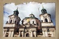 Church of St. Nicholas in Prague. Royalty Free Stock Photo