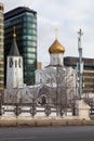 Church of St. Nicholas the Wonderworker near Tverskaya Zastava, Moscow Royalty Free Stock Photo