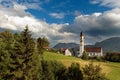 Church St Nikolaus of Pfronten in the bavarian alps