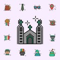 Church, St. Patrick's day icon. St.Patricks day icons universal set for web and mobile