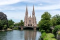 Church of St. Paul in Strasbourg. Alsace. France Royalty Free Stock Photo