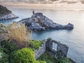 St. Peter`s Church in Portovenere in La Spezia in Liguria