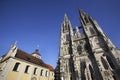 Church of St. Peter - Regensburg Cathedral in Regensburg. Bavaria. Germany Royalty Free Stock Photo