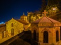 Church of St. Petka at night, Belgrade, Serbia