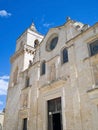 Church of St. Pietro Caveoso. Sassi of Matera. Royalty Free Stock Photo