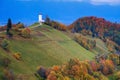 Church of St. Primoz in Slovenia Royalty Free Stock Photo