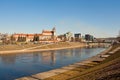 Church of St Raphael the Archangel over the river Neris in Vilnius Royalty Free Stock Photo