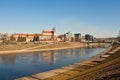 Church of St Raphael the Archangel over the river Neris in Vilnius Royalty Free Stock Photo