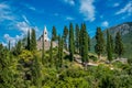 Church of St. Roko, protector from leprosy, in Trpanj, South Dalmatia, Croatia