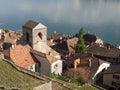 Church of Saint-Saphorin in Spring