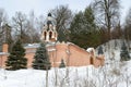 Church of St. Savva in the Savvino-Storozhevsky Monastery Zvenigorod Russia Royalty Free Stock Photo