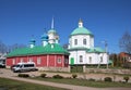 Church of St. Varvara in the Russian city of Pechora. April 2019