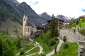 Church of St. Vincent, Heiligenblut, Austria Royalty Free Stock Photo