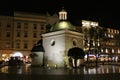 Church of St. Wojciech at the Main Market Square, night view, Krakow, Poland Royalty Free Stock Photo