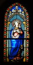 Church stained glass window Royalty Free Stock Photo