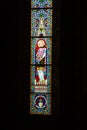 Church, stained glass, windows, gothic architecture, god, light, colorful, sacred, rose window, religion, saint Royalty Free Stock Photo