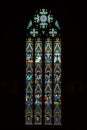 Church, stained glass, windows, gothic architecture, god, light, colorful, sacred, rose window, religion, saint