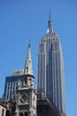 Church and State in New York City Royalty Free Stock Photo