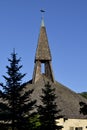 Church steeple blue sky Royalty Free Stock Photo