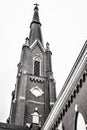 Church Steeple, Janesville, Wisconsin, Monochrome