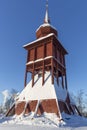 Church steeple, Kiruna, Sweden Royalty Free Stock Photo