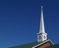Church Steeple with Praying Hands
