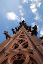 Church steeple and the sky Royalty Free Stock Photo