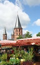 Church steeples, Kaiserslautern, Germany.