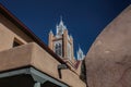 Church Steeples in Old Town Albuquerque, New Mexico