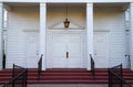 Church steps door Royalty Free Stock Photo