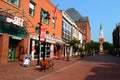 The Church Street mall in Burlington, Vermont