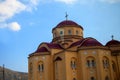 Church on the stunning island of Santorini in the Aegean Sea